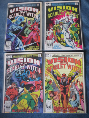 Vision and the Scarlet Witch Vol. 1 Complete Series 1-4 Bagged & Boarded