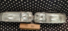 Headlights for Chevy Silverado 1500/2500 99-02 Suburban 00-06 Chrome Amber Clear