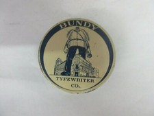 NASTRO MACCHINA DA SCRIVERE PUBBLICITARIA VINTAGE MARCA BUNDY LATTA DA COLLEZIONE 230-