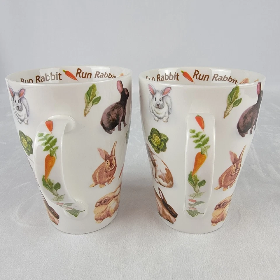 Run Rabbit Run Mugs Paul Cardew Easter Spring Peter Cotton tail Tea Coffee Bunny - Image 3 of 4