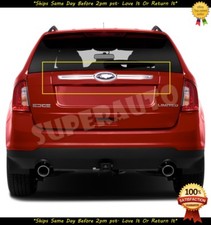 For 2012-2014 Ford Edge Chrome Rear Tailgate Latch Cover Trims No Logo