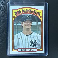2021 Topps Heritage - SP Team Name Color Swap Variation #249 Gerrit Cole