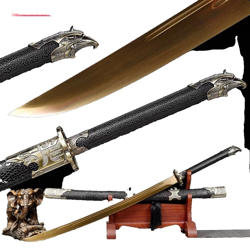 Cordón Negro mango envuelto DAOs chinos de colección