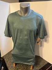 Asics Men  s T-Shirt Blue Green Teal Medium Polyester Spandex - NWT