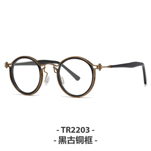 Monturas de gafas de moda retro hechas a mano de acetato metal cuadrado ovalado anteojos - Imagen 13 de 30
