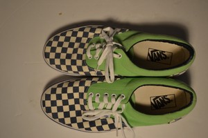 distressed tennis shoes