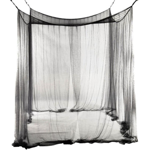  Protector de cama póster cortinas tamaño queen negro cuadrado extra grande - Imagen 1 de 12