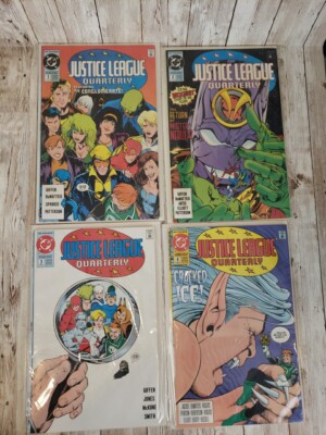 Justice League Quarterly # 1-4 (1990-1991)  - Conglomerate meets Justice League!