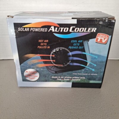 Solar Powered Automobile Cooler As Seen On TV