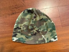 Winter Fleece Hat in Camouflage Pattern - Multicam