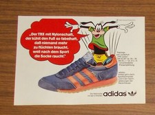 Rare Advertising ADIDAS Sport Goofy Training Shoe Running Shoe TRX Junior 1983