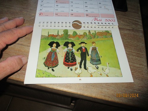 Ancien Calendrier Alsacien 2002 l'Alsace de Hansi - Picture 6 of 13