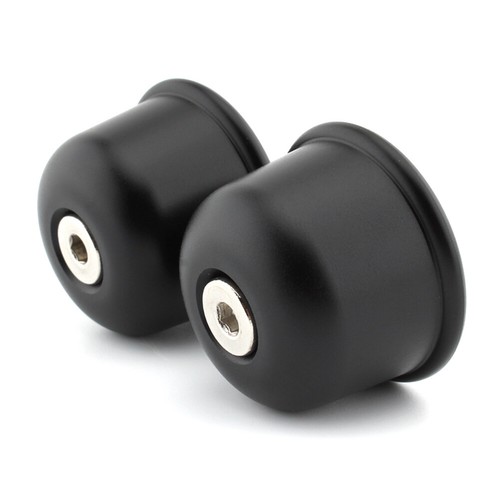 Handlebar End Plug Cap Hand Grip For Street Twin Cup Speed T100 T120 Black Pair - Picture 5 of 10