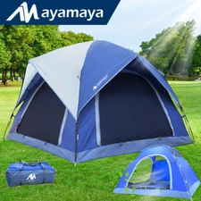 4 Person Camping Tent Waterproof Outdoor Hiking Family Canopy Sun Shelter Travel