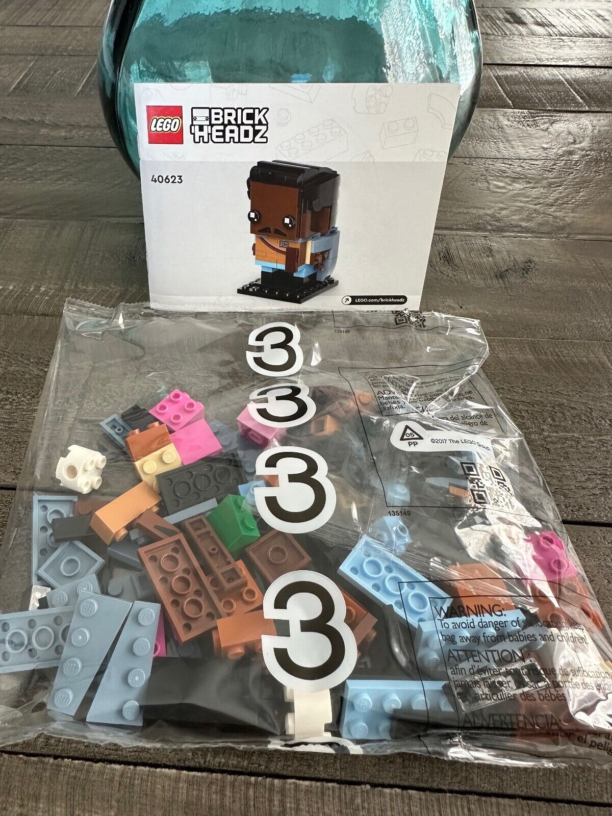 LEGO BrickHeadz   Set 40623 Battle of Endor Heroes Star Wars . Lando ONLY