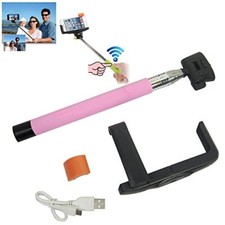Monopod Rechargeable Extendable Handheld Stick Adjustable Bluetooth Remote