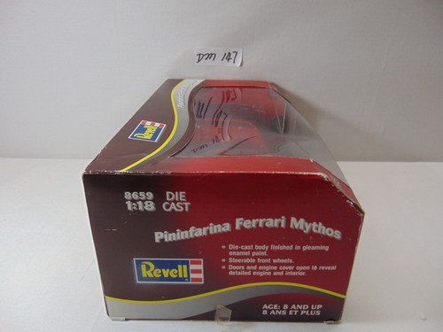 Revell Pininfarina Ferrari Mythos Red 1/18 Scale Diecast Model Car Vintage - Picture 3 of 8