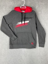 Reebok Boys Long sleeve Activewear Black Pullover Hoodie Size S