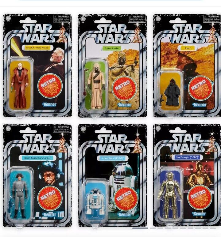 Star Wars Hasbro Kenner Retro Collection Boxed Set 6 Figures Star Wars Hasbro Kenner Retro Collection Boxed Set 6 Figures