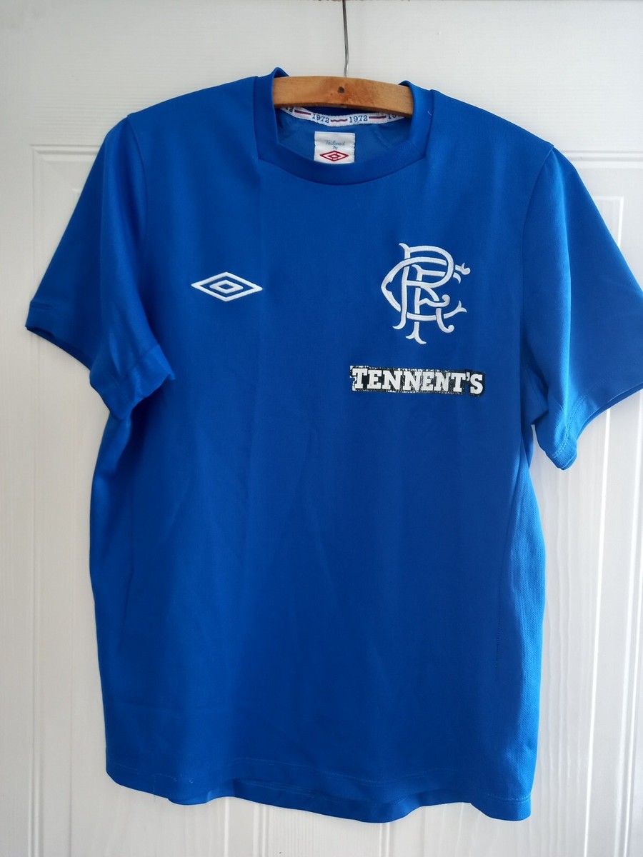 Glasgow Rangers FC Football Shirt Top Jersey Retro Umbro