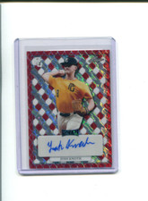 2022 Leaf Perfect Game Showcase Autographs Red Marble Proof Josh Knoth Auto 1/1
