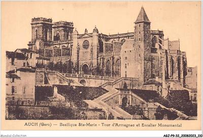 AGJP9-0778-32 - AUCH - Gers - Basilika Ste-Maria - Tour d'Armagnac et Esca