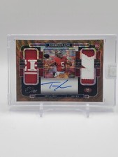 2021 Trey Lance Gold Panini One Formula One /10 Rookie Card