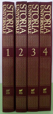 STORIA UNIVERSALE VOL.1-4 COMPLETA - 1973 RIZZOLI LAROUSSE Libro[L313]
