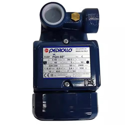 Brand New PEDROLLO PQM60 High-pressure Circulating Water Pump 220V