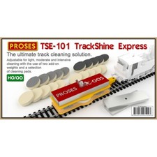 HO Proses TC-505 The Ultimate Track Cleaning/ Shining Car - Fits All Couplers