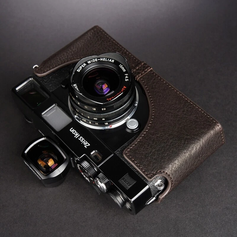 Handmade Genuine Real Leather Camera Cover Half Case For ZEISS IKON ZM SW - Image 2 of 4