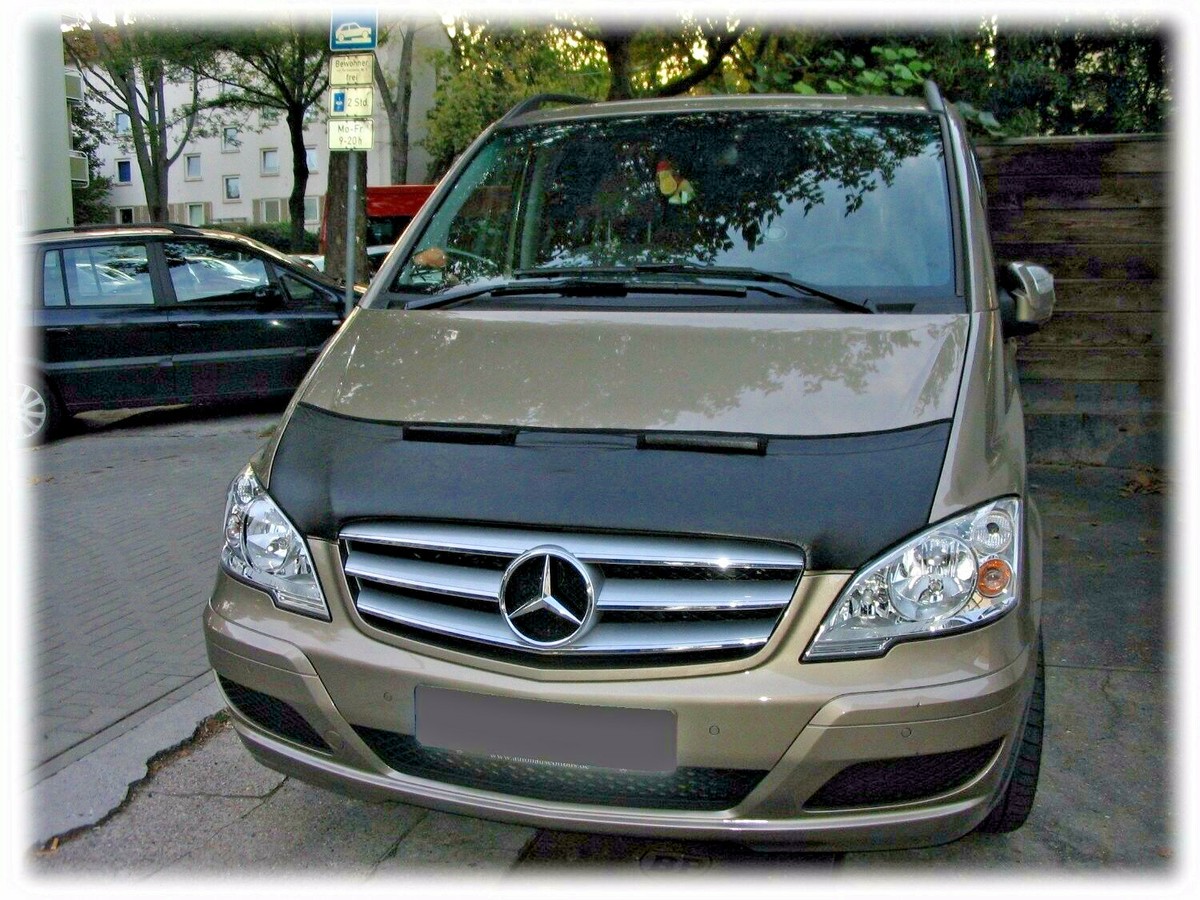 Carbon Fiber Look Hood Bra For Mercedes-Benz Vito/Viano/Valente W639 (2003-2014) - View #5
