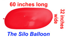 10 x 60" SILO BALLOON SIT ON LATEX BALLON LOONERS GIANT BALLOONS AIRSHIP GLS