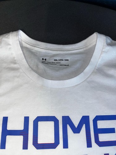 Under Armour Heatgear Men T-Shirt size XXL “Home Of The Brave” USA Flag NWOT - Picture 5 of 8
