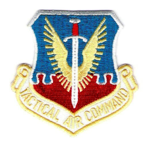 AIR FORCE TACTICAL AIR COMMAND TAC EMBROIDERED AUTHENTIC PATCH - Picture 1 of 1