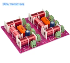Woofer Speaker Crossover Audio 3 Way Crossover Frequency Divider 4-8OHM 2Pcs