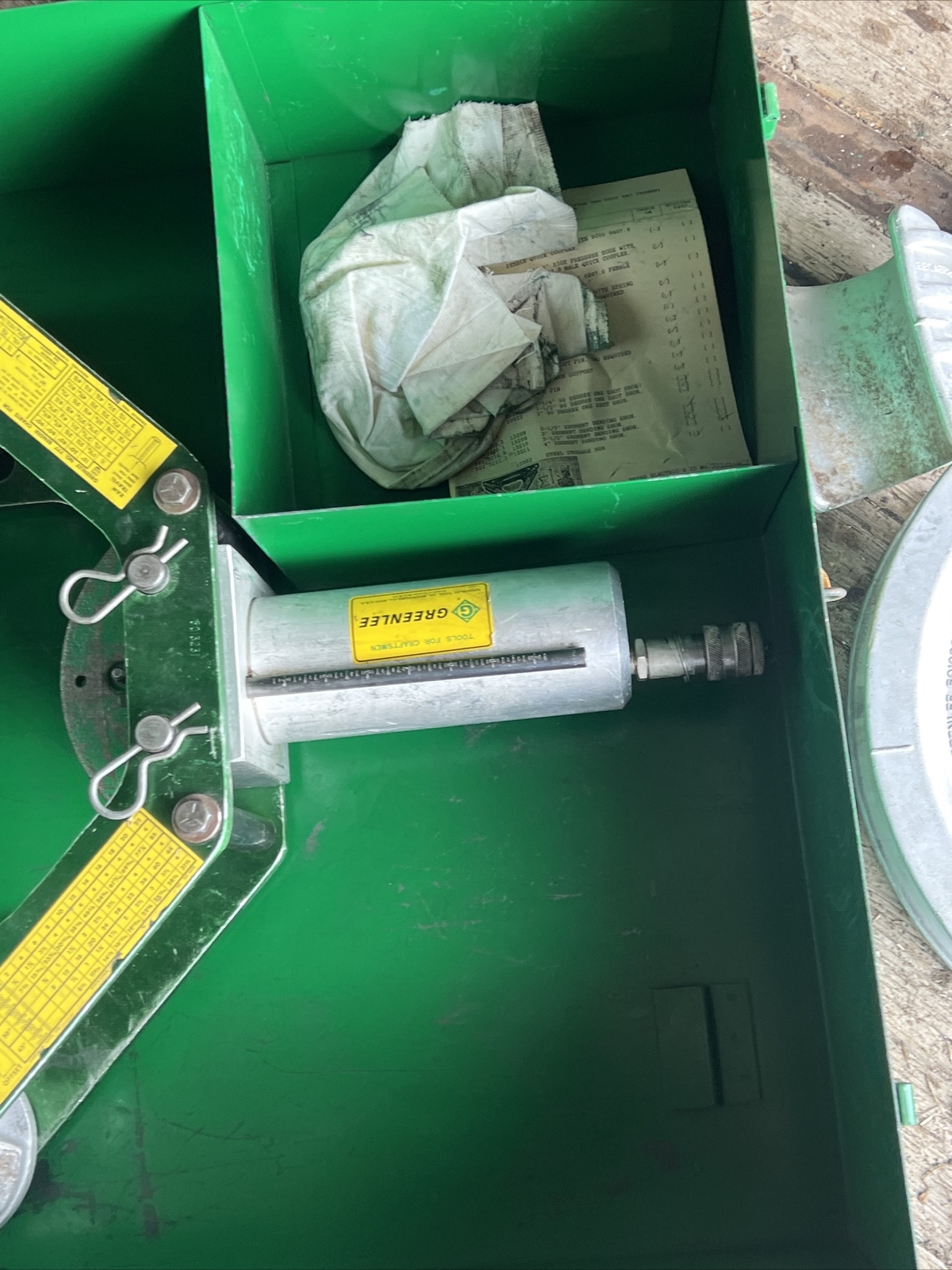 Greenlee 777 Hydraulic Pipe RIGID Conduit Bender 11/4”4” **NICE