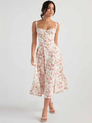 Sun Dress Vintage Floral Dress Corset Dress Boho Maxi Midi Dress Goddess Dress | eBay Sun Dress Vintage Floral Dress Corset Dress Boho Maxi Midi Dress Goddess Dress | eBay