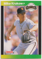 1989 Donruss Baseballs Best #135 Mike Krukow San Francisco Giants