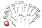 Human Body Organ Parts Healing 15 Weighted Tuning forks Pouch Activator