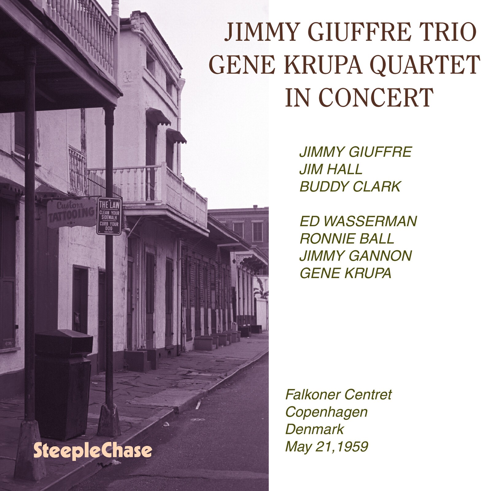 Jimmy Guiffre Trio / Gene Krupa Quartet In Concert CD NEW