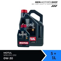 Motul Specific 2312 0W-30 PSA B71 2312 Acea C2 MotoröL 5+1 Liter = 6 Liter