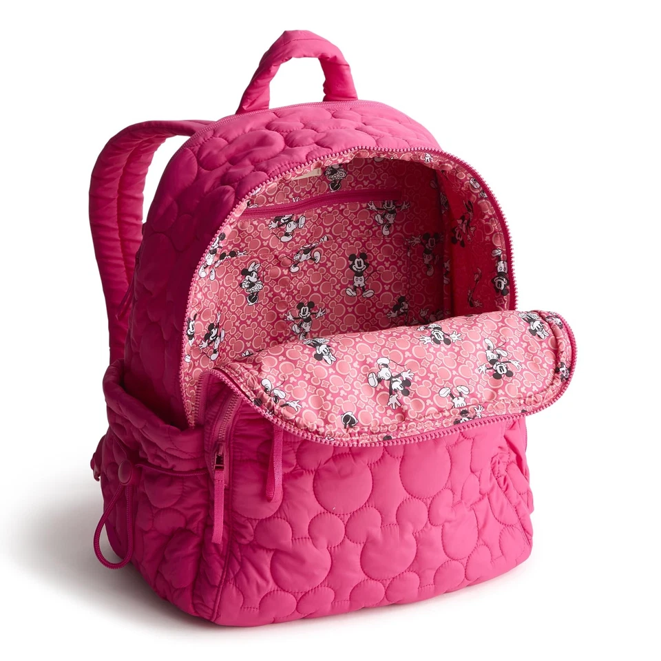 Mochila Vera Bradley Mujer Disney Peso Pluma Bancroft, Rosa Remolacha, En... Foto 3 de 4