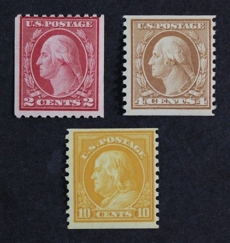 CKStamps: US Stamps Collection Scott#487 495 497 Mint H OG
