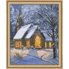 PixelHobby Winter Chapel Kit & Frame Mosaic Art Kit