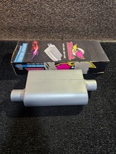 Thrush 17650 Welded Steel 2.5 X 2.5 Center Offset Exhaust Muffler Aluminized