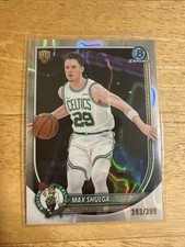 2025-26 BOWMAN CHROME MAX SHULGA ROOKIE Ray Wave REFRACTOR SP /399 BOSTON CELTIC