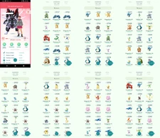 Pokémon Acc Go - Lvl40 - 71 Shiny - 73 Legendary