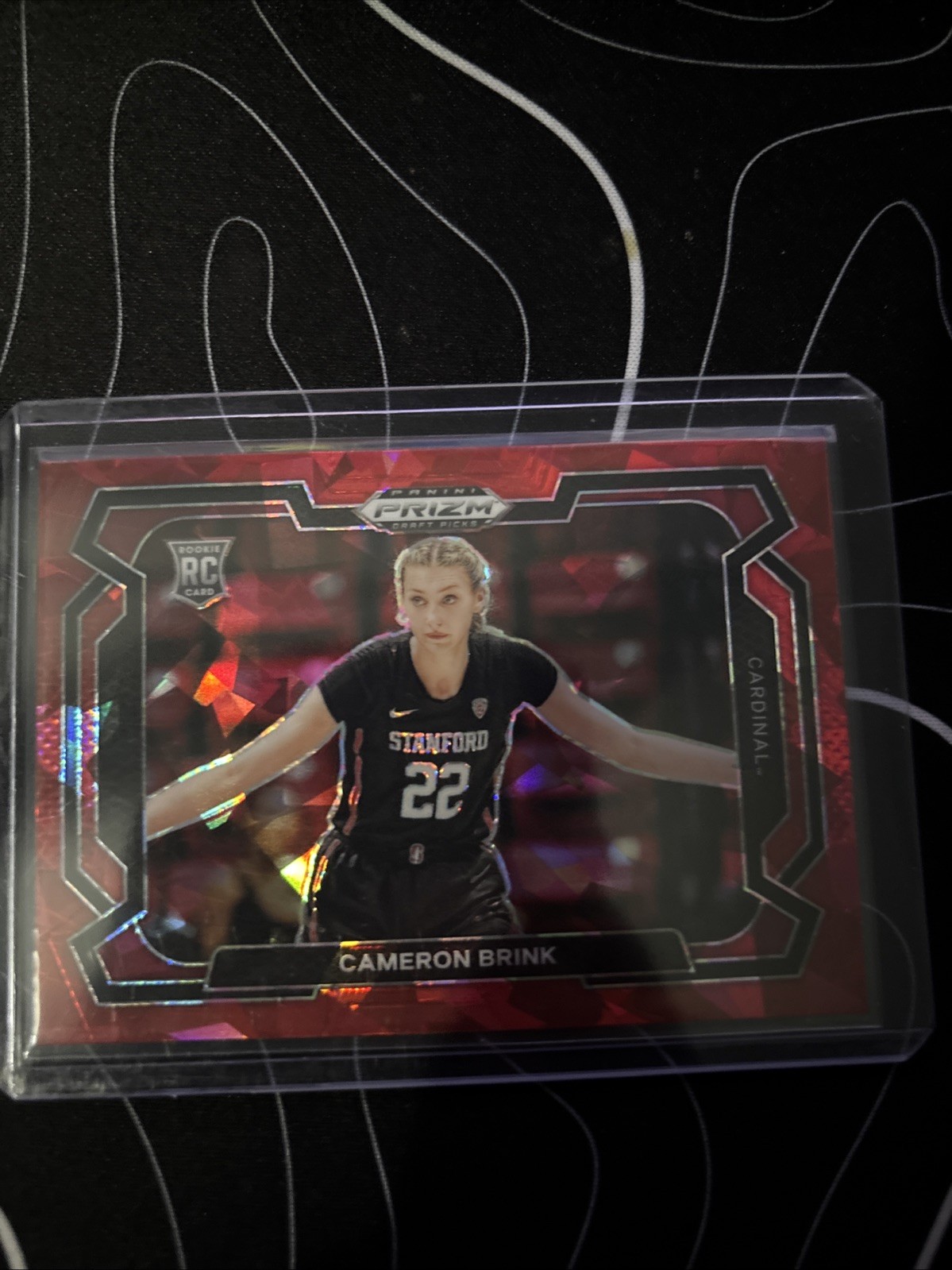 2024-25 Panini Prizm Draft Picks - Cameron Brink #89 Red Ice Prizm (RC)