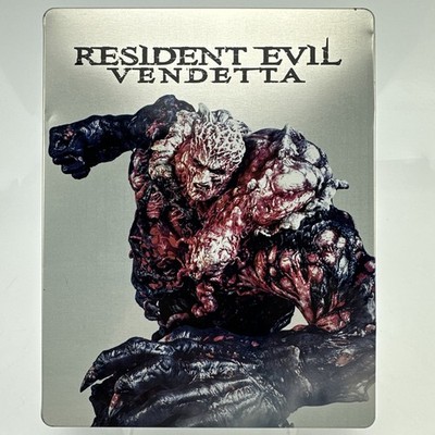 Resident Evil Vendetta 4K Ultra HD Steelbook + Blu-ray + Bonus Disc Free Ship